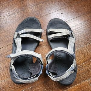 Teva Sandals Gray/Black Size 5